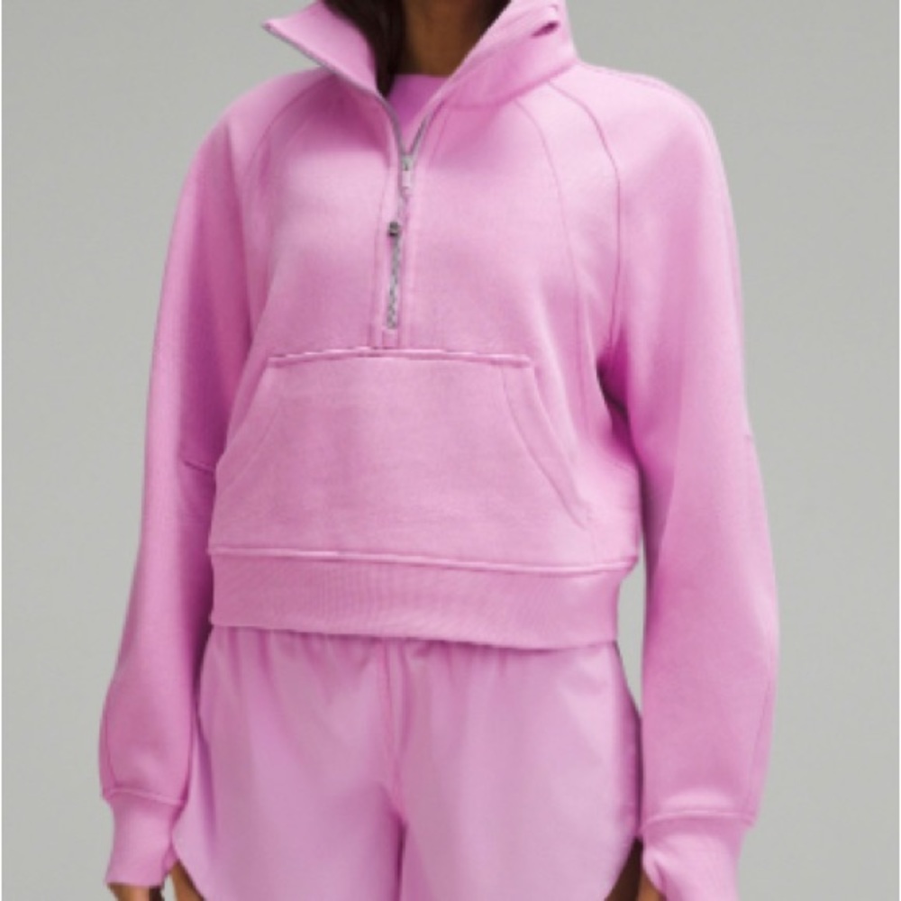 Lululemon Scuba Funnel Neck Half Zip M/L